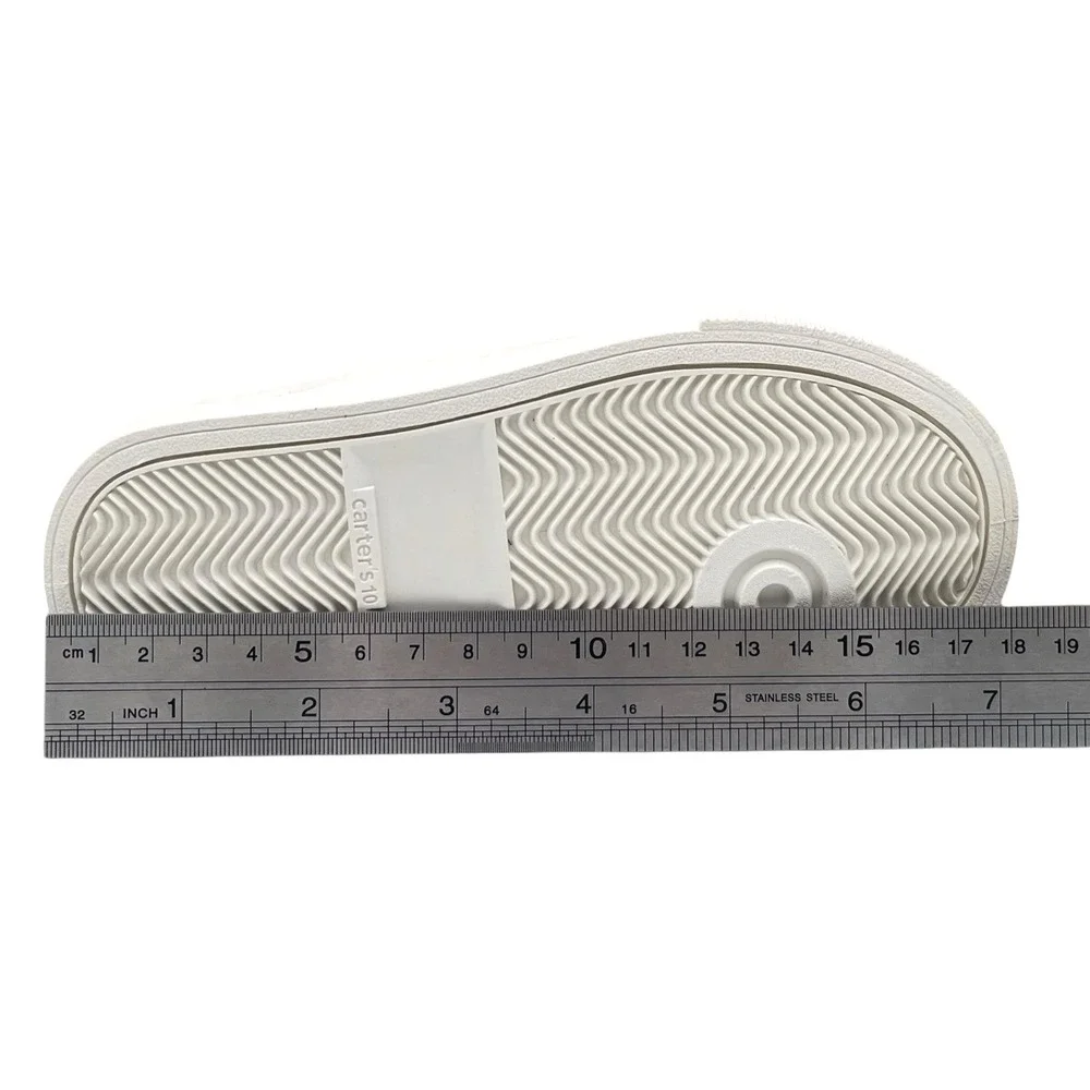 Carters Penny Toddler Boys Slip-On Casual Sneakers Size 10 Brown Black White